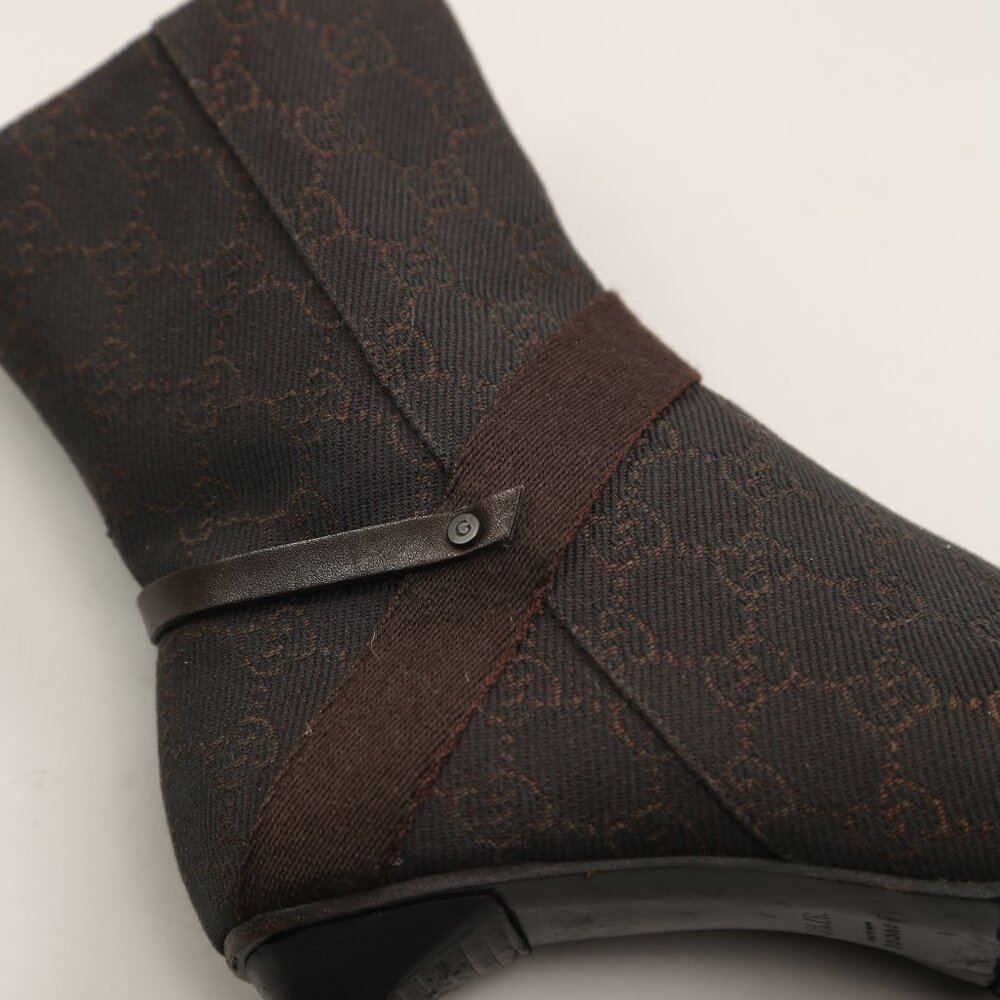 GUCCI GG Monogram Ankle Boots - Picture 4 of 8